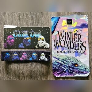 ZOX "CHILL OUT" #1441 Winter Wonders INTERACTIVE RARE Yeti GOLDIE WRISTBAND